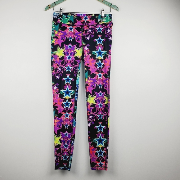 Performance FILA Sport Running Star Leggings Sz XS - Picture 2 of 10